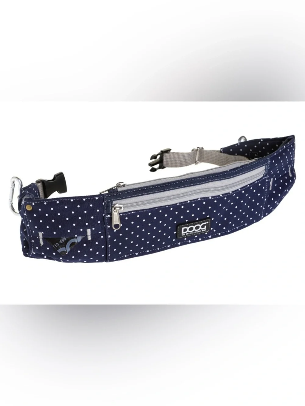 DOOG Walkie Belt - Navy Blue Polka Dot